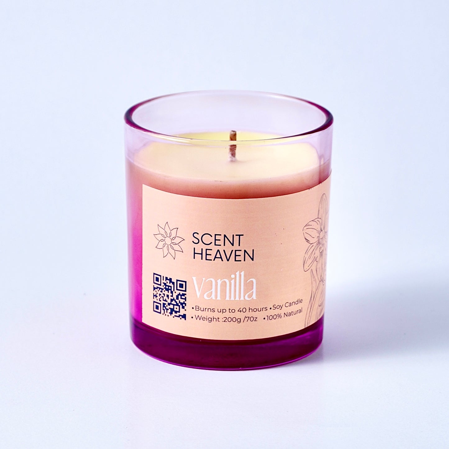 Vanilla Dream Candle – Handcrafted Soy Wax