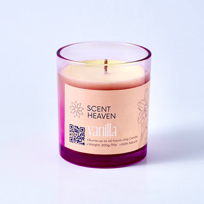 Vanilla Dream Candle – Handcrafted Soy Wax