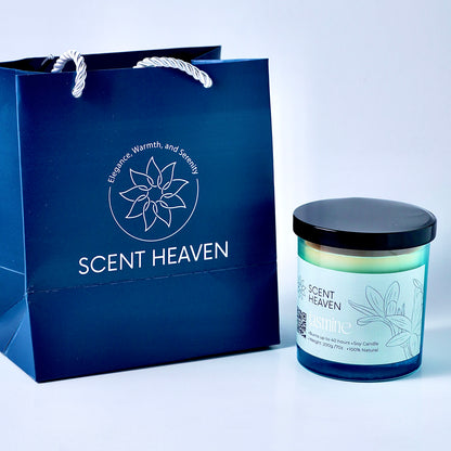 Jasmine Essence Scented Candle – Soy Wax